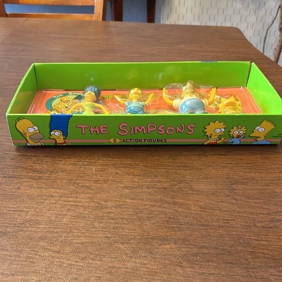 Vintage The Simpsons Bendable Figures 1990 new in box. Collectible - Picture 10 of 10